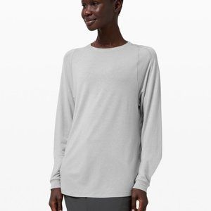 Lululemon Lab Confluence Long Sleeve - Silver Drop